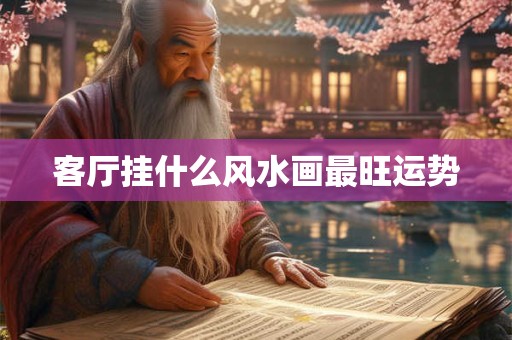 客厅挂什么风水画最旺运势