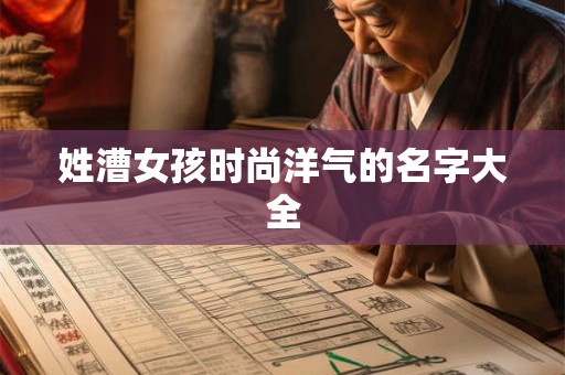 姓漕女孩时尚洋气的名字大全