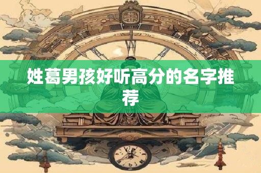 姓葛男孩好听高分的名字推荐