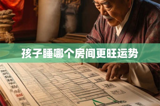 孩子睡哪个房间更旺运势