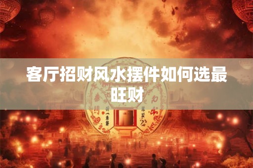 客厅招财风水摆件如何选最旺财