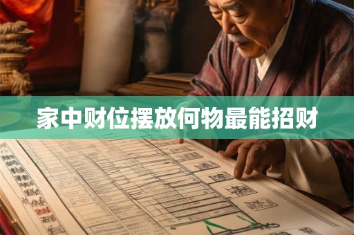 家中财位摆放何物最能招财