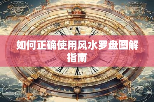 如何正确使用风水罗盘图解指南