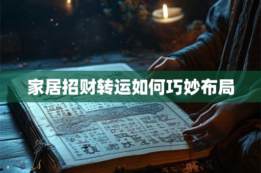 家居招财转运如何巧妙布局