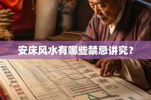 安床风水有哪些禁忌讲究？