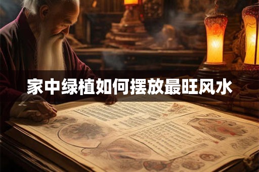 家中绿植如何摆放最旺风水