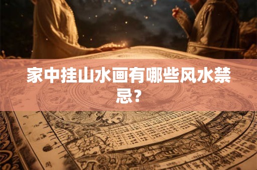 家中挂山水画有哪些风水禁忌？