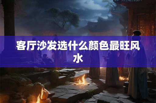 客厅沙发选什么颜色最旺风水