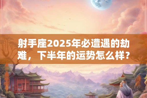 射手座2025年必遭遇的劫难，下半年的运势怎么样？