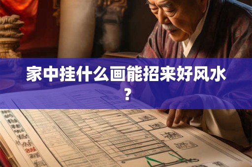 家中挂什么画能招来好风水？