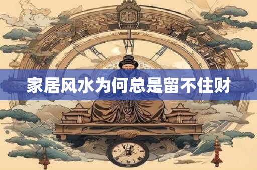 家居风水为何总是留不住财