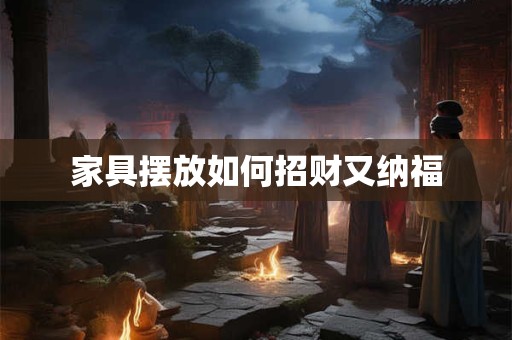 家具摆放如何招财又纳福