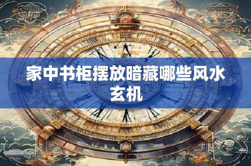 家中书柜摆放暗藏哪些风水玄机