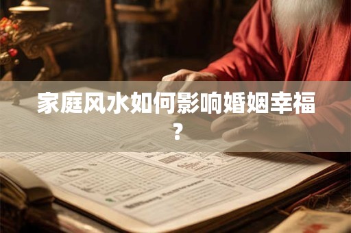 家庭风水如何影响婚姻幸福？