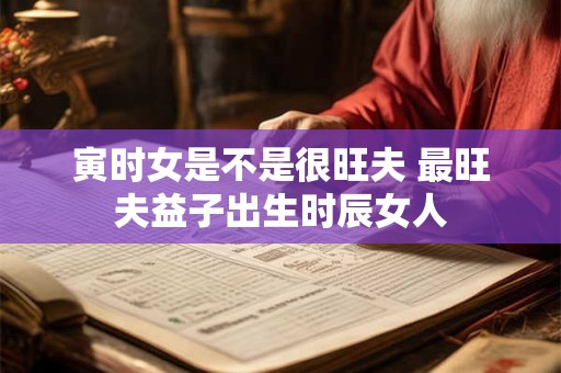 寅时女是不是很旺夫 最旺夫益子出生时辰女人