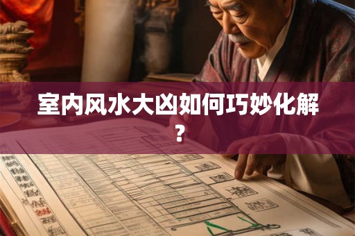 室内风水大凶如何巧妙化解？