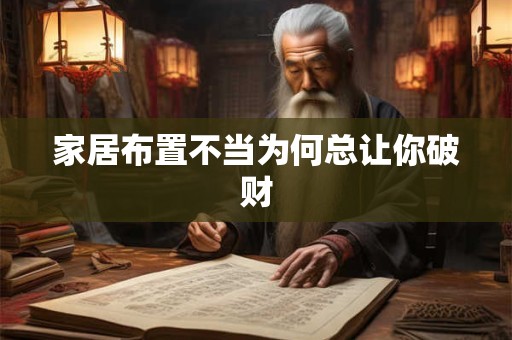 家居布置不当为何总让你破财