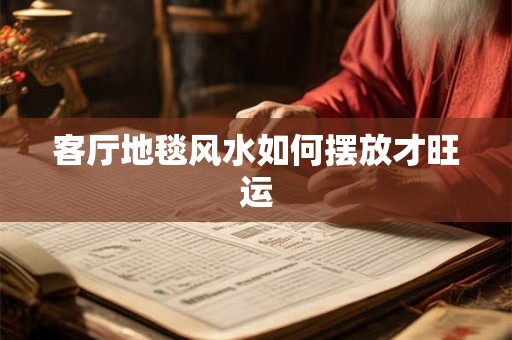客厅地毯风水如何摆放才旺运