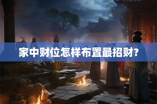 家中财位怎样布置最招财？