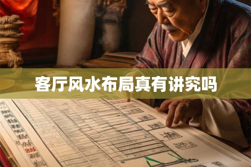 客厅风水布局真有讲究吗