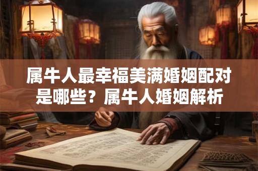 属牛人最幸福美满婚姻配对是哪些？属牛人婚姻解析