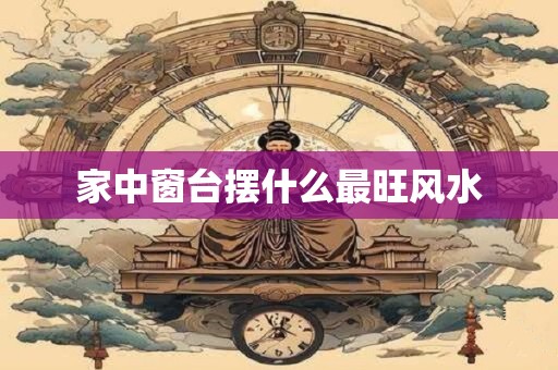 家中窗台摆什么最旺风水