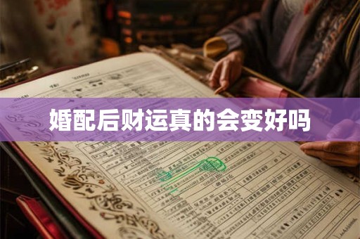 婚配后财运真的会变好吗