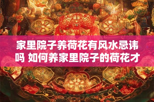 家里院子养荷花有风水忌讳吗 如何养家里院子的荷花才不违反风水