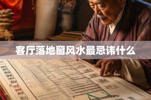 客厅落地窗风水最忌讳什么