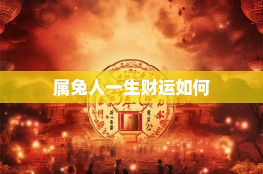 属兔人一生财运如何