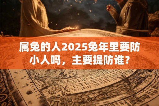 属兔的人2025兔年里要防小人吗,主要提防谁? 属兔的人2025兔年里要防小人吗,主要提防谁?