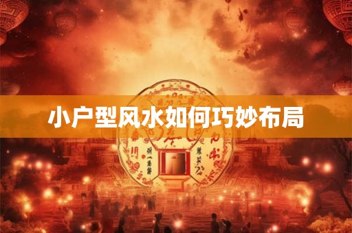 小户型风水如何巧妙布局