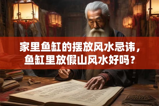 家里鱼缸的摆放风水忌讳，鱼缸里放假山风水好吗？