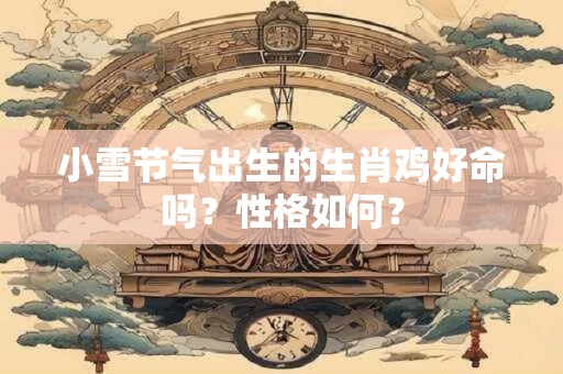 小雪节气出生的生肖鸡好命吗？性格如何？