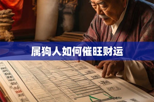 属狗人如何催旺财运