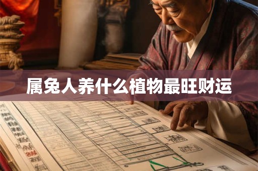 属兔人养什么植物最旺财运