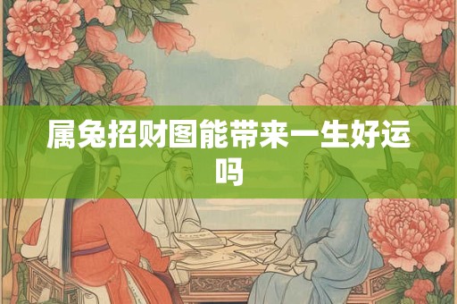 属兔招财图能带来一生好运吗