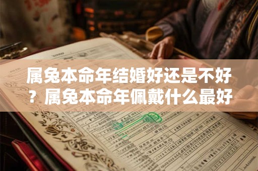 属兔本命年结婚好还是不好？属兔本命年佩戴什么最好？