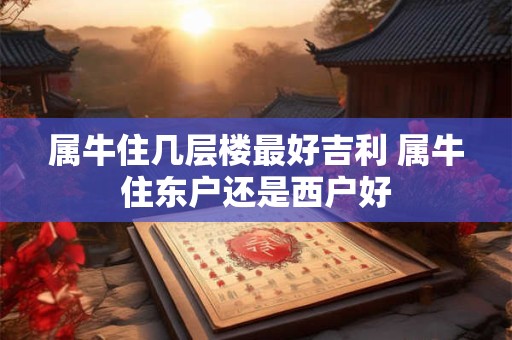 属牛住几层楼最好吉利 属牛住东户还是西户好