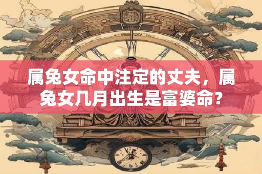 属兔女命中注定的丈夫，属兔女几月出生是富婆命？