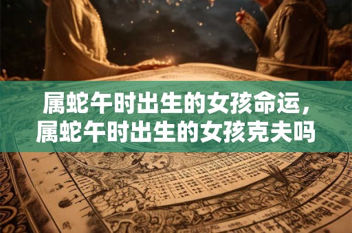 属蛇午时出生的女孩命运，属蛇午时出生的女孩克夫吗？