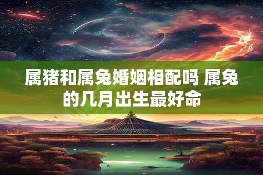 属猪和属兔婚姻相配吗 属兔的几月出生最好命 属猪和属兔婚姻相配吗 属兔的几月出生最好命