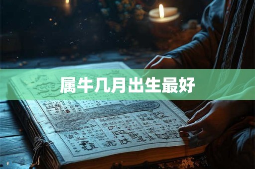 属牛几月出生最好