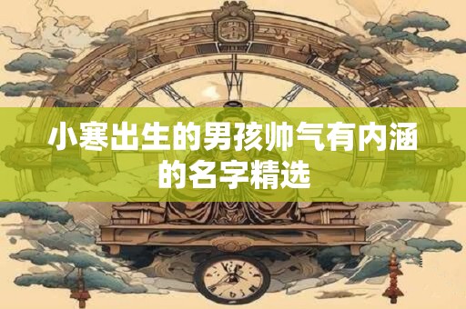 小寒出生的男孩帅气有内涵的名字精选