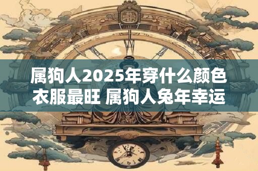 属狗人2025年穿什么颜色衣服最旺 属狗人兔年幸运色是什么
