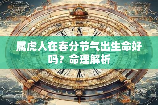 属虎人在春分节气出生命好吗？命理解析