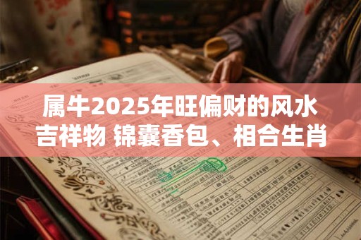 属牛2025年旺偏财的风水吉祥物 锦囊香包、相合生肖配饰
