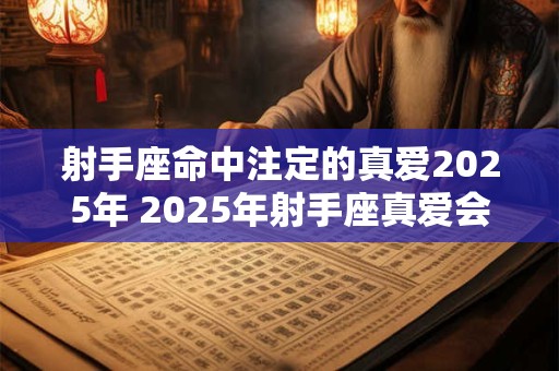 射手座命中注定的真爱2025年 2025年射手座真爱会出现吗 射手座命中注定的真爱2025年 2025年射手座真爱会出现吗
