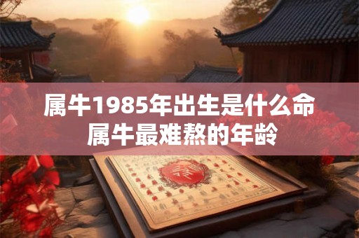 属牛1985年出生是什么命 属牛最难熬的年龄 属牛1985年出生是什么命 属牛最难熬的年龄