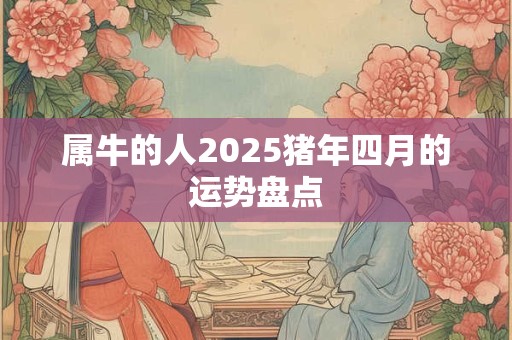 属牛的人2025猪年四月的运势盘点